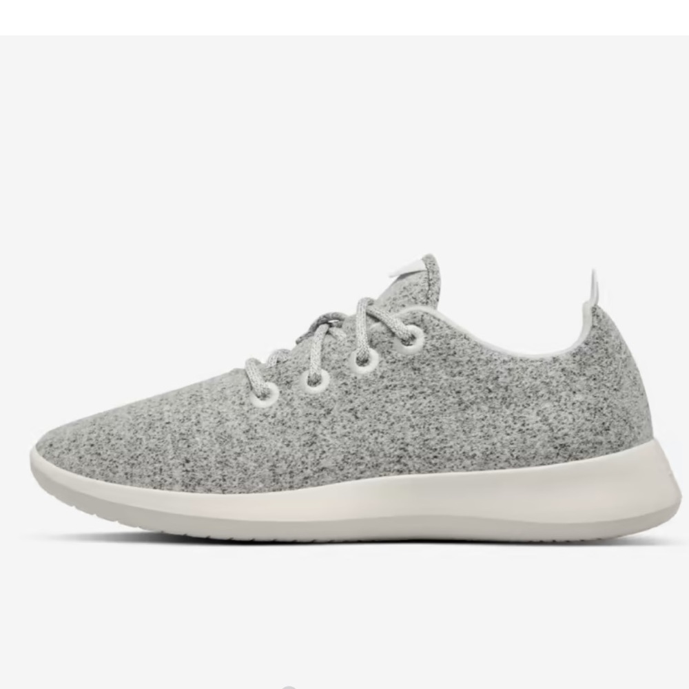 Allbirds Wool Runners‎ Sneakers in Dapple Grey (Cream Sole) Size 10